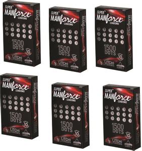 MANFORCE Litchi Extra 1500 Dotted Condom Price in India - Buy MANFORCE ...