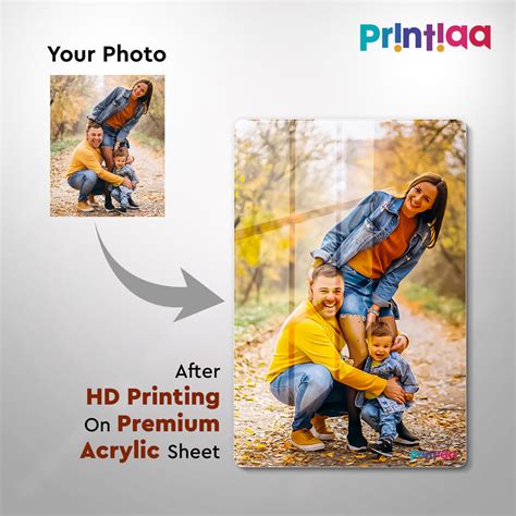 Personalized Portrait Acrylic HD Photo Print – Printiaa