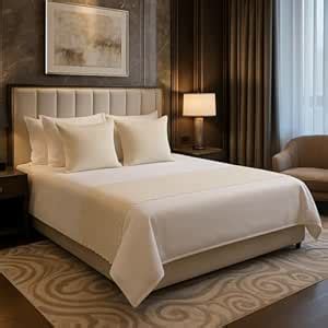 KINGLY Décor Bed Runner Set with 2 Cushion Covers (16x16) – Hotel-Style ...