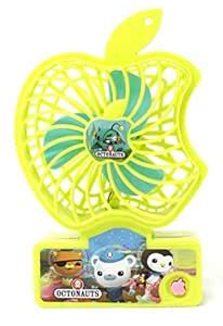 Buy TechKing Portable Plastic Mini Desk Fans Apple Shape Rechargeable ...