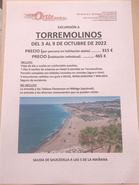 EXCURSIÓN A TORREMOLINOS