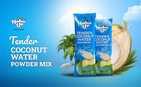 NaturUp Tender Coconut Water Powder Mix | Nariyal Pani with No Added ...