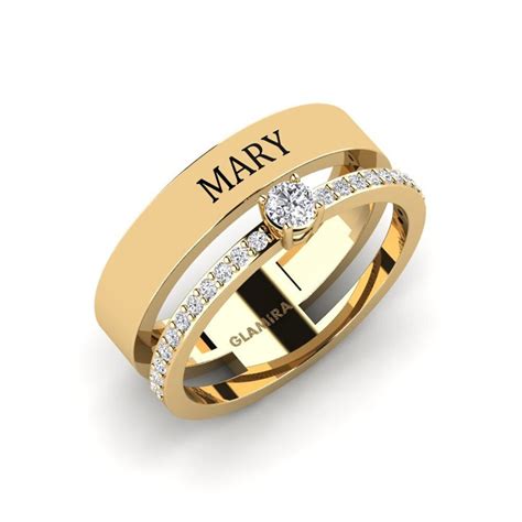 Order GLAMIRA Ring Partaloa in Round cut 0.1 Carat 14ct Yellow Gold Lab ...