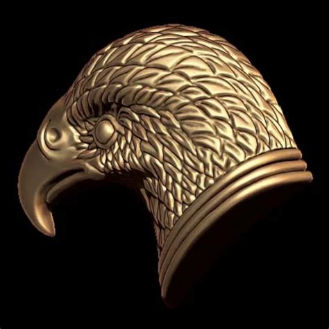 Eagle Head 3D Model - Exquisite STL & 3DM Files