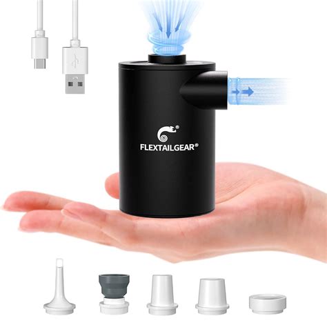 FLEXTAILGEAR MAX PUMP 2020 Portable Air Pump, 3,600 mAh Battery, USB ...
