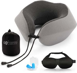 Gotrippin Memory Foam Neck Pillows for Travel, for Sleeping, for Neck ...