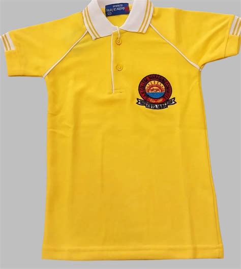 DAV SCHOOL UNIFORM YELLOW T-SHIRT – Uniform Uncle