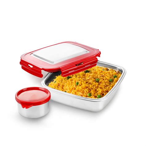 Eco Lock Lunch 800 ml Stainless Steel Lunch Box – Nayasa