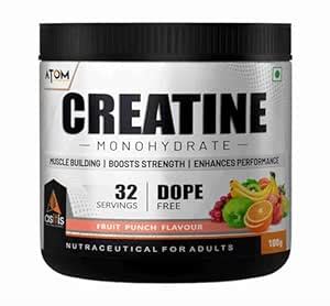 Asitis Nutrition Atom Creatine Monohydrate Powder 100 grams - 32 ...
