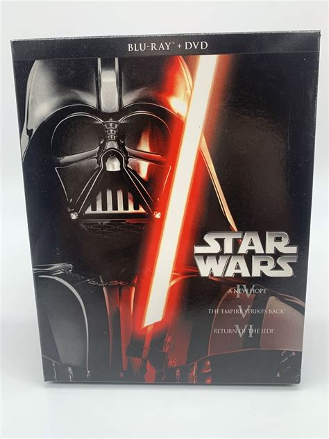 Star Wars Trilogy (Blu-ray/DVD, 2013, 6-Disc Set Complete IV V VI 4 5 6 ...