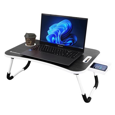 ZEBRONICS LAPDESK X3 – Foldable Laptop Study Bed Table, Tablet Dock ...