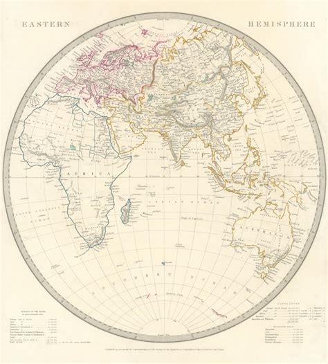 Eastern Hemisphere Blank Map
