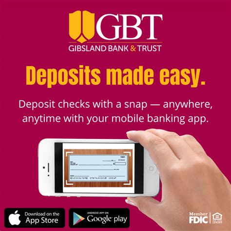 Mobile Deposit - Gibsland Bank & Trust