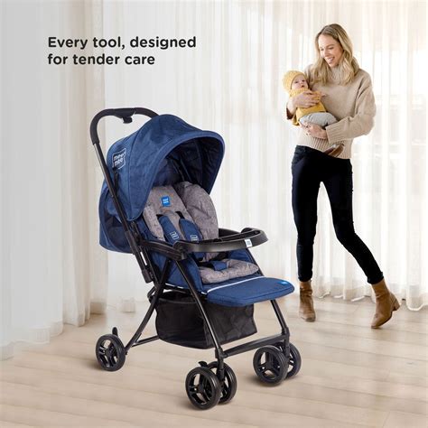 Buy Easy-Push Baby Pram with One-Hand Quick Fold – 50 N Nbl Online in ...