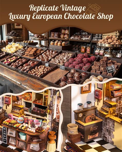 Rolife DIY Miniature House Kit Henry's Chocolate India | Ubuy