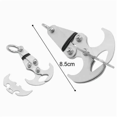 Folding Grappling Hook - Multi functional Stainless Steel Survival Too ...