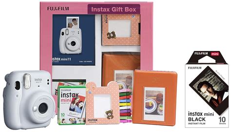 Buy Fujifilm Instax Mini 11 Instant Camera (Ice White) Gift Box with 10 ...