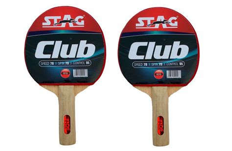 Stag Club Table Tennis Playset, 2 Racket with 3 Balls – Stag Global