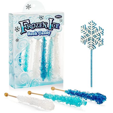 Candy Envy Frozen Ice Rock Candy Sticks - 6 India | Ubuy