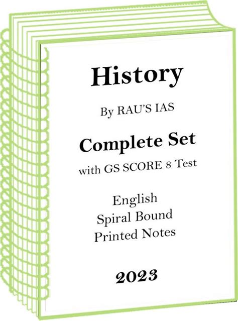 Rau's IAS Full Set With Map Marking Plus History Optional 8 Tests For ...