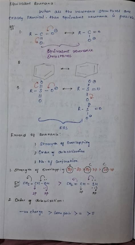 Image result for Equivalent Resonance Structures