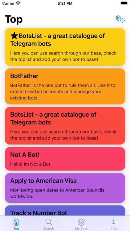 BotsList - Telegram bots list by Maxim Efimov