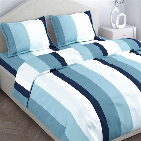 Haus & Kinder 186 TC Double Bed 100% Cotton Bedsheet Comes with 1 Sheet ...