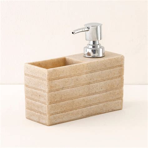 Buy Corsica Carter Noble Polyresin Soap Dispenser with Scrub - 250 ml ...