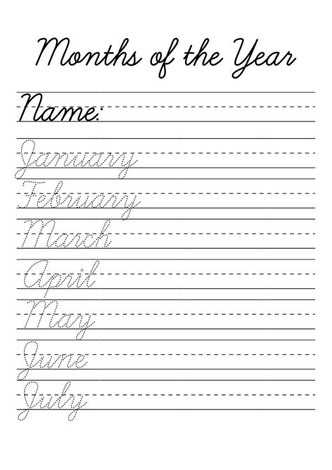 Cursive tracing worksheets practice words handwriting cursive writing ...
