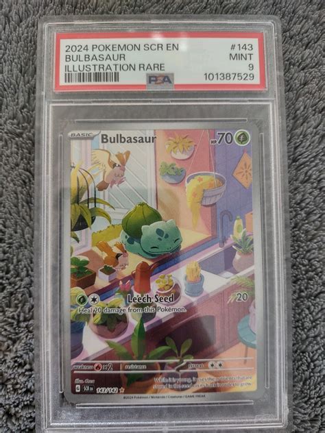 Bulbasaur 143/142 - Illustration Rare Card | Stellar Crown (sv7-143)