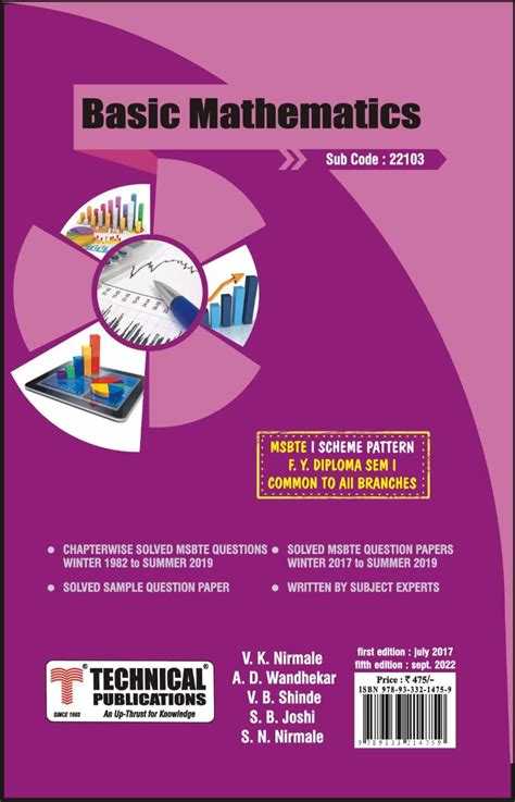Basic Mathematics for MSBTE - I SCHEME : Amazon.in: Books