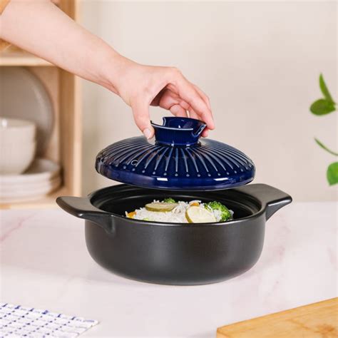 Lumea Japanese Style Earthenware Clay Cooking Pot 1600ml Online ...