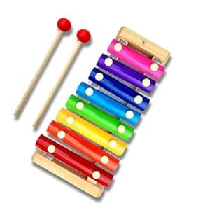 Buy VNM Wooden Xylophone - 8 Note Musical Toy for Kids – Colourful and ...