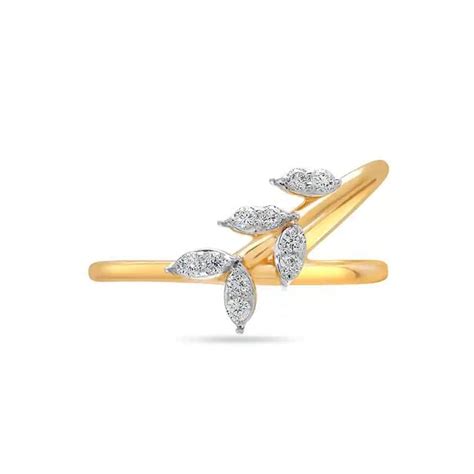 14KT Yellow Gold Blissful Summer Diamond Finger Ring