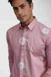 Buy Pink 100% Pure Cotton Print Floral Serendipity Shirt For Men by ...