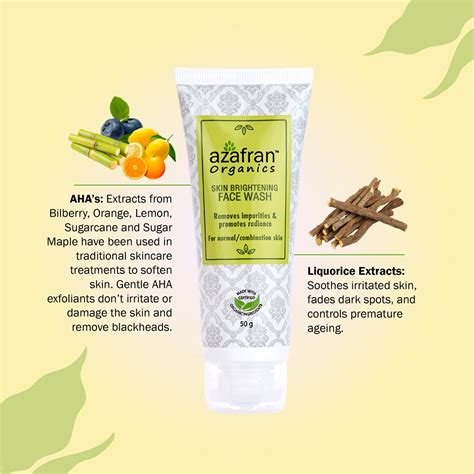 Buy Azafran Organic Skin Brightening Face Wash