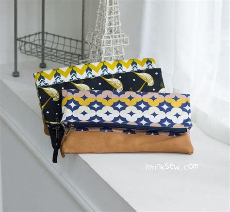 Buy Marissa Fold Over Clutch PDF Sewing Pattern Online in India - Etsy