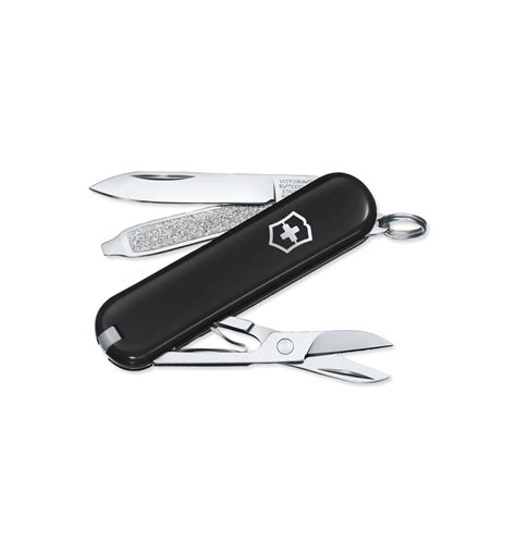 Classic Mini Swiss Army Knife, Dark Illusion Black