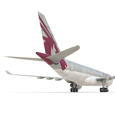 3D Airbus A330 P2F Qatar | 3D Molier International