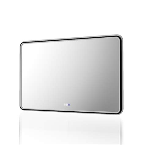 ExBrite 40-in x 32-in Frameless Rectangle Dimmable Lighted Fog Free ...