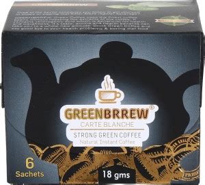 GreenBrrew Green Coffee Beans Extract 'PL-AAA' , 6 Sachets, 3g Each ...