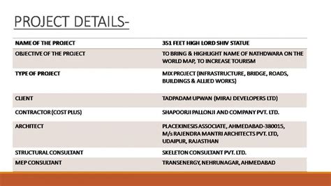 351 feet High Shiv Statue In Nathdwara | CEPT - Portfolio