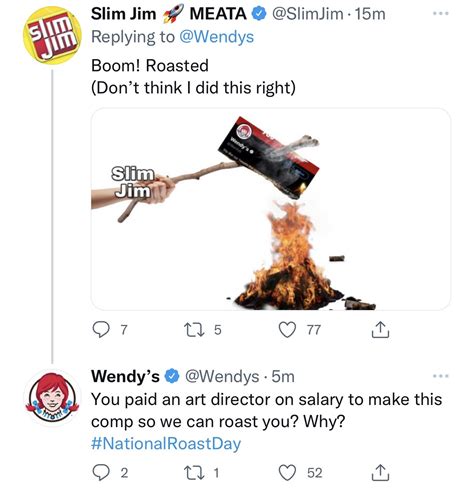 Trung Phan on Twitter: "The @Wendys “Roast Me” day is getting off to a ...