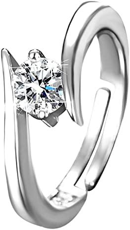Peora American Diamond Studded Silver Plated Finger Ring Fashion Wear ...