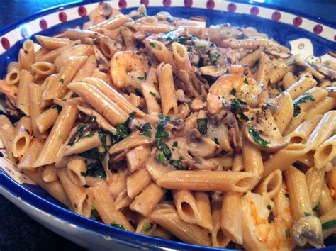 Recipes from 4EveryKitchen: Creamy Shrimp & Mushroom Pasta with a ...