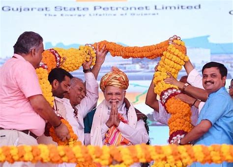 PM inaugurates LNG terminal and pipeline projects at Anjar