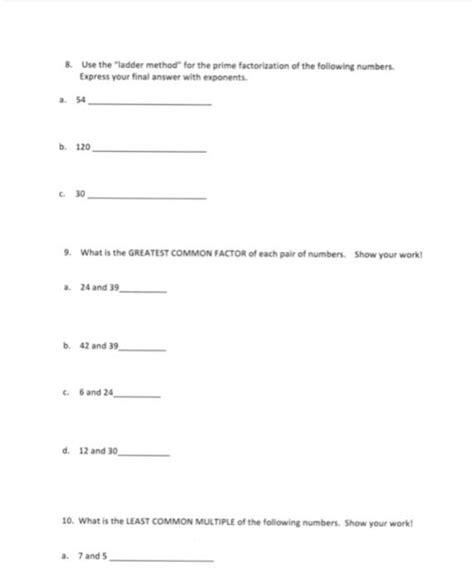 Prime Factors Ladder Methods 的图像结果