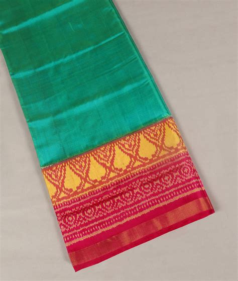 Green Patola Silk Saree T315443