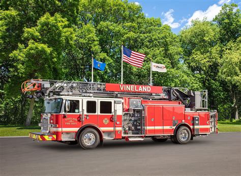 New Pierce Fire Truck - Enforcer 75' Steel Aerial Ladder delivered to ...