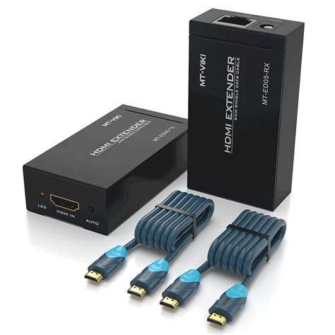 HDMI Extender 164ft/ 50m, MT-ViKI ED04 1080P Digital HDMI Extender Over ...